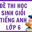 Đề Thi Học Sinh Giỏi Tiếng Anh Trung Học Phổ Thông