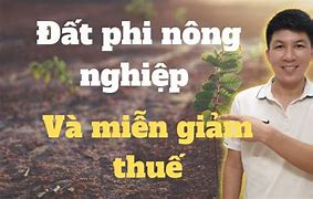 Miễn Giảm Đất Phi Nông Nghiệp